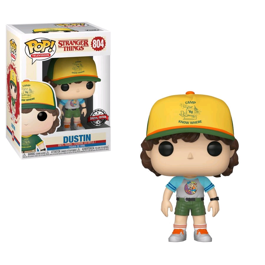 Stranger Things - Dustin Arcade Cat Tee US Exclusive Pop! Vinyl - Ozzie Collectables