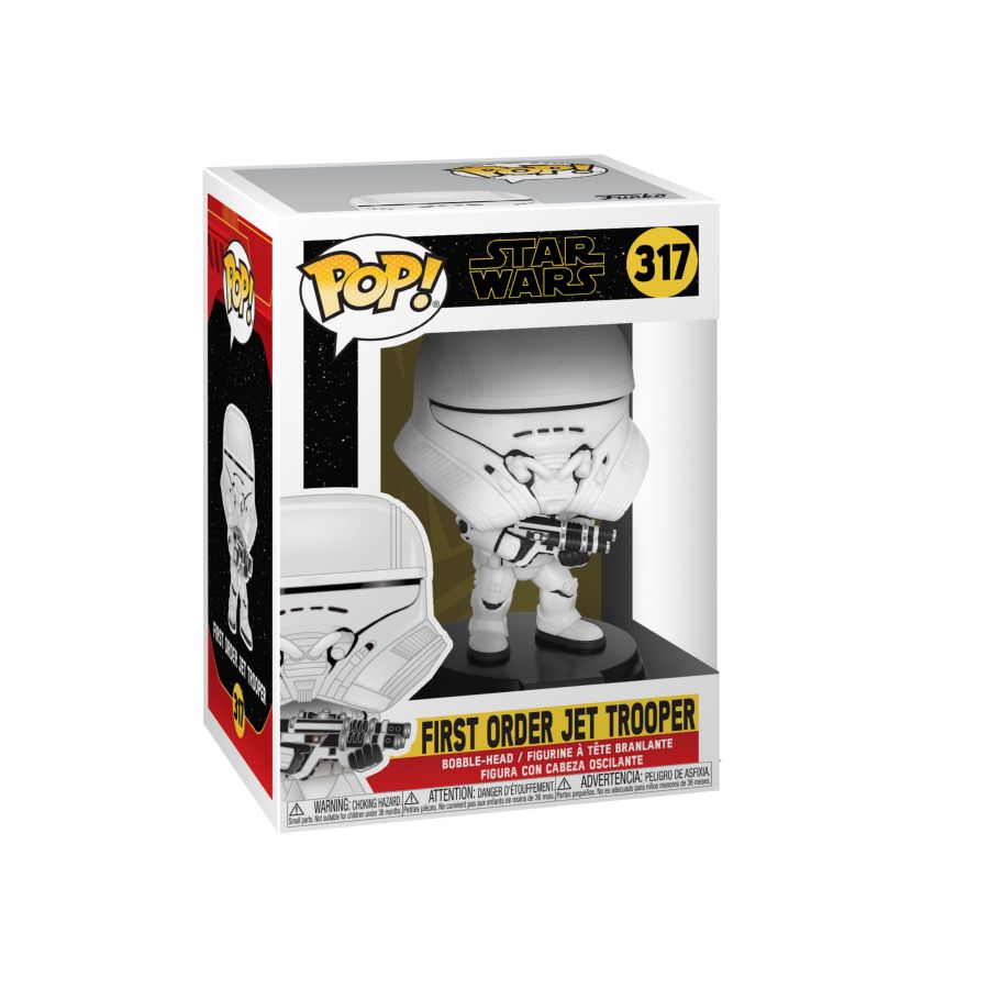 Star Wars - First Order Jet Trooper Episode IX Rise of Skywalker Pop! Vinyl - Ozzie Collectables