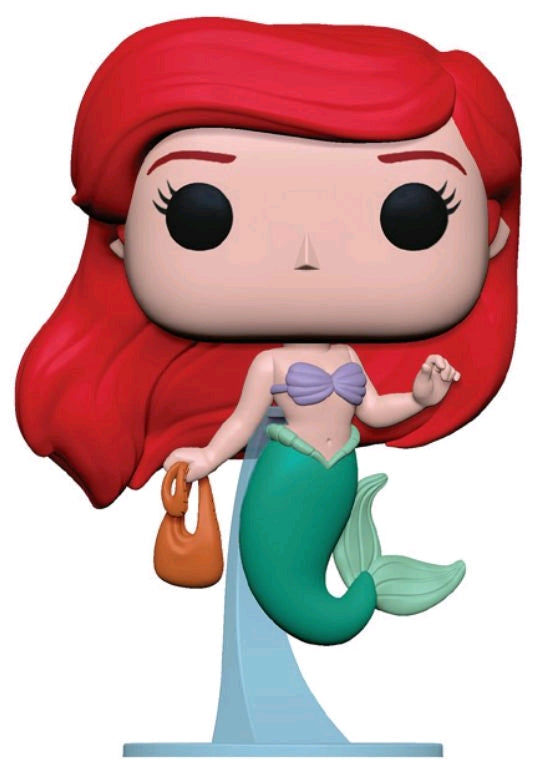 The Little Mermaid - Ariel with Bag Pop! Vinyl - Ozzie Collectables