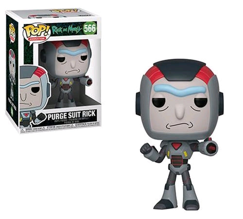 Rick and Morty - Rick in Purge Suit Pop! Vinyl - Ozzie Collectables