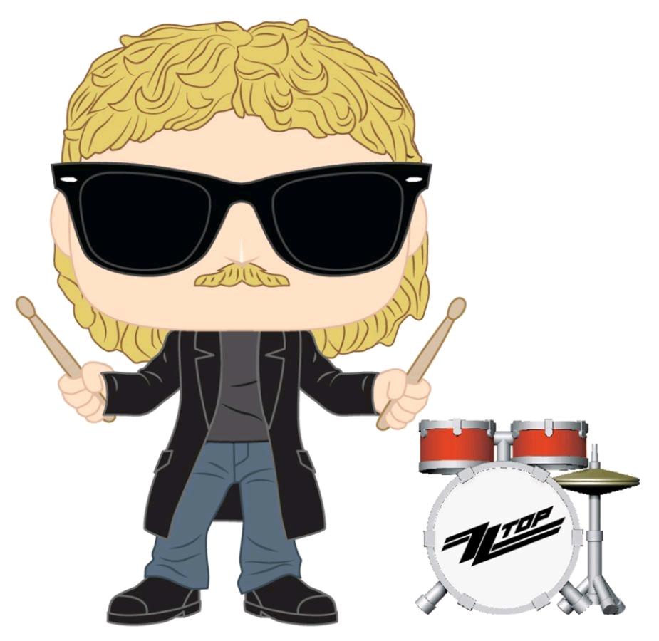 ZZ Top - Frank Beard Pop! Vinyl - Ozzie Collectables