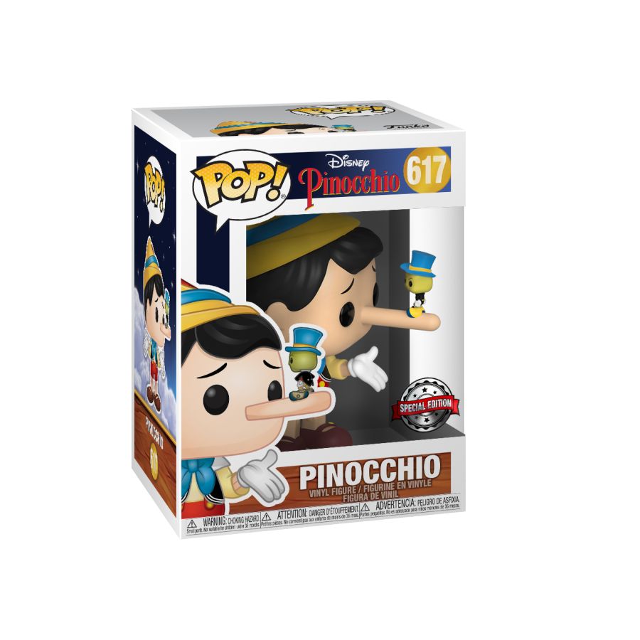 Pinocchio - Pinocchio with Jiminy Cricket Pop! Vinyl - Ozzie Collectables