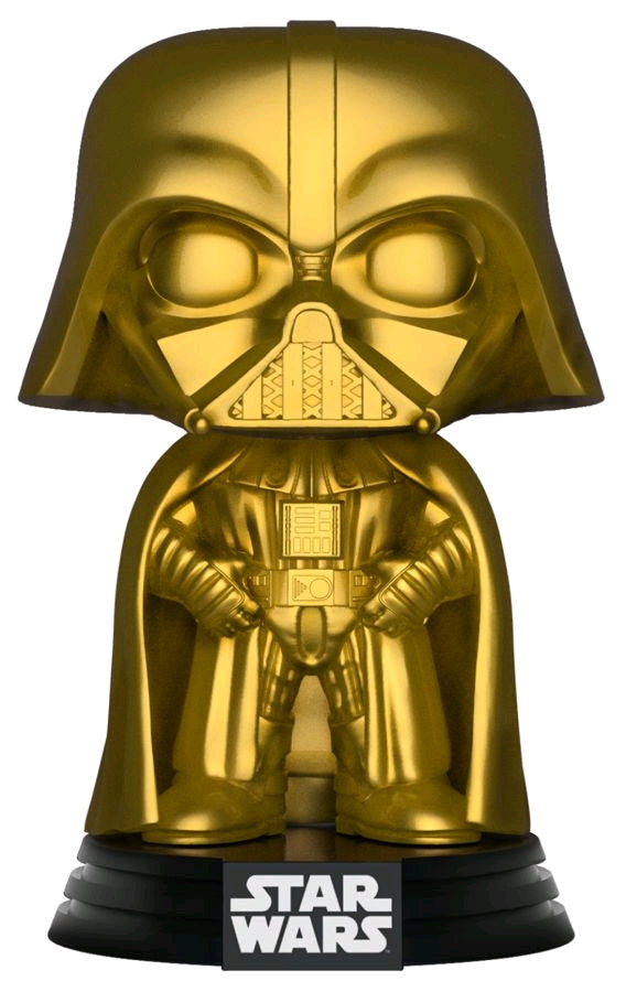 Star Wars - Darth Vader Gold Metallic US Exclusive Pop! Vinyl - Ozzie Collectables