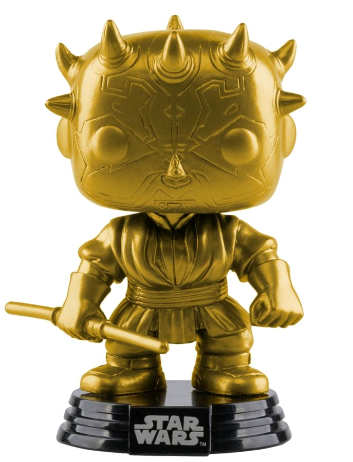 Star Wars - Darth Maul Gold Metallic US Exclusive Pop! Vinyl - Ozzie Collectables