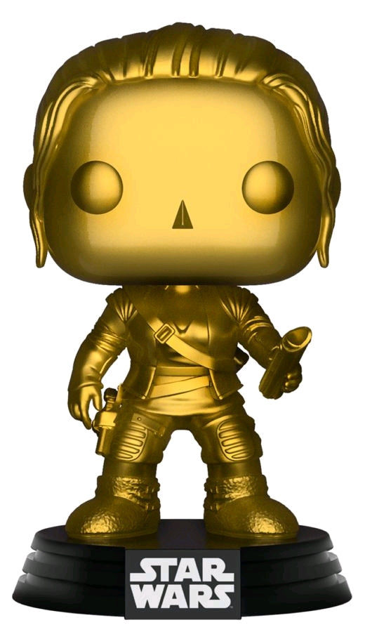 Star Wars - Rey Gold Metallic US Exclusive Pop! Vinyl - Ozzie Collectables