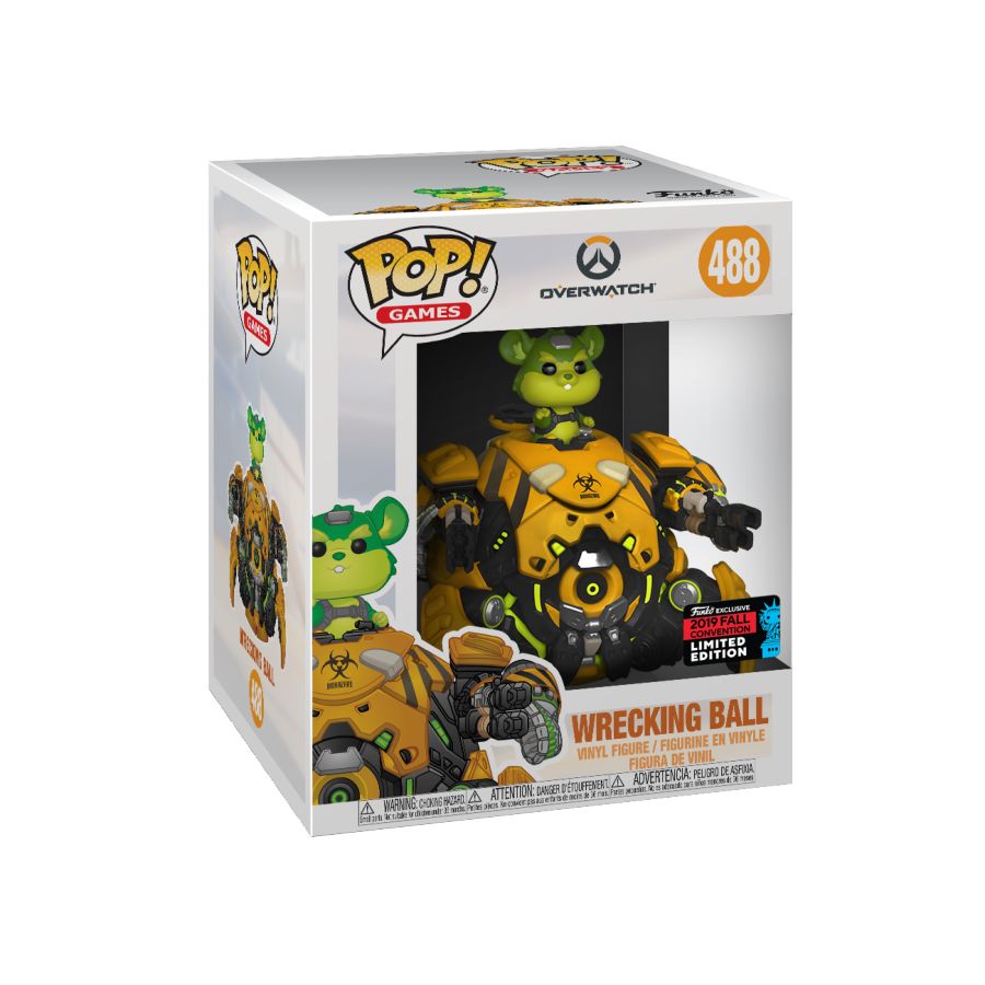 Overwatch - Biohazard Wrecking Ball 6” NYCC 2019 Exclusive Pop! Vinyl - Ozzie Collectables