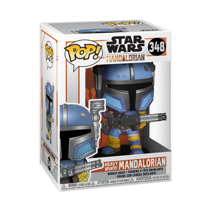 Star Wars: The Mandalorian - Heavy Infantry Metallic US Exclusive Pop! Vinyl - Ozzie Collectables