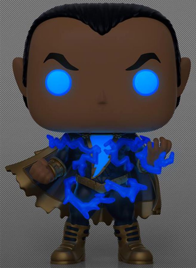 Black Adam - Black Adam with Energy Glow US Exclusive Pop! Vinyl - Ozzie Collectables