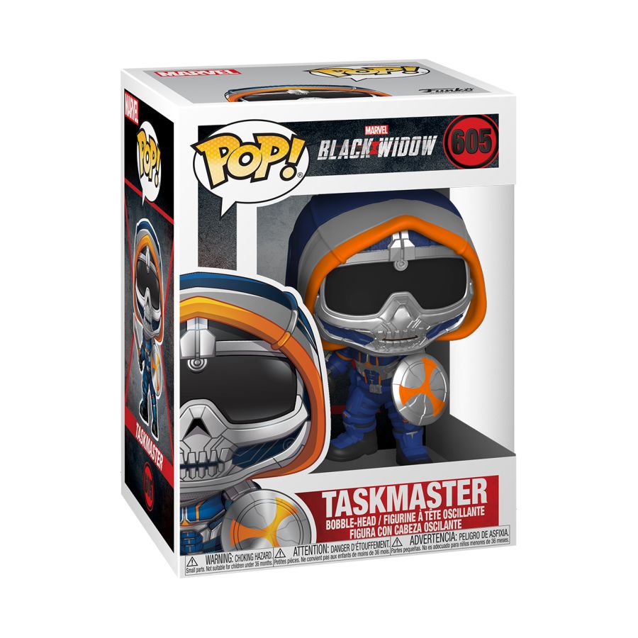 Black Widow - Taskmaster with Shield Pop! Vinyl - Ozzie Collectables