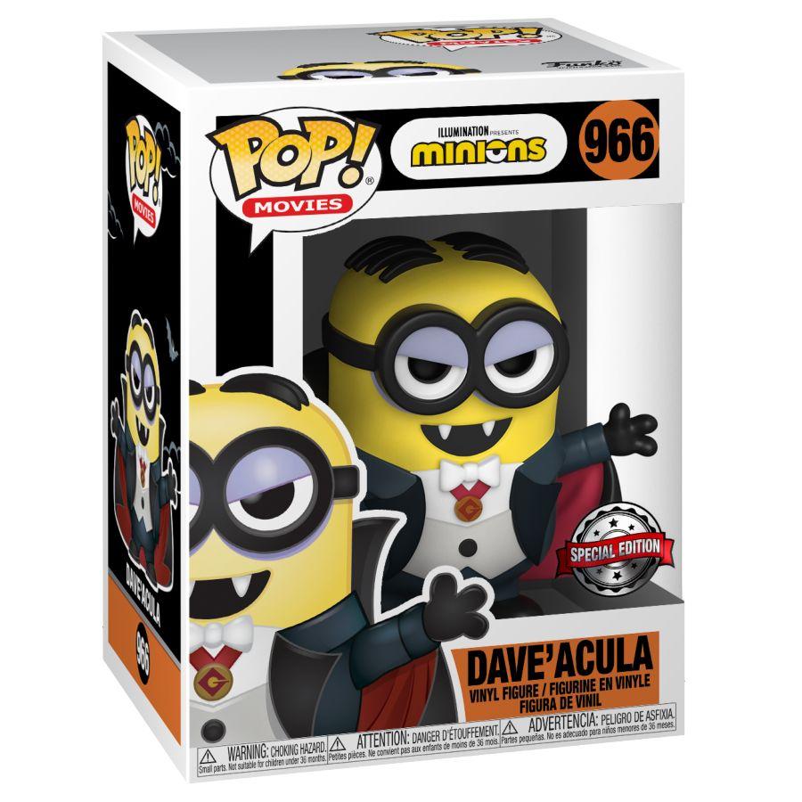 Minions - Dave'acula US Exclusive Pop! Vinyl - Ozzie Collectables