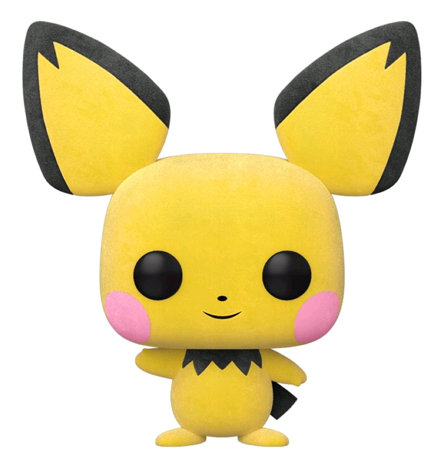 Pokemon - Pichu (Flocked) Wondercon 2020 Exclusive Pop! Vinyl - Ozzie Collectables