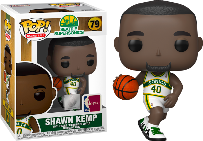 NBA Legends - Shawn Kemp (Sonics Home) Pop! Vinyl #79