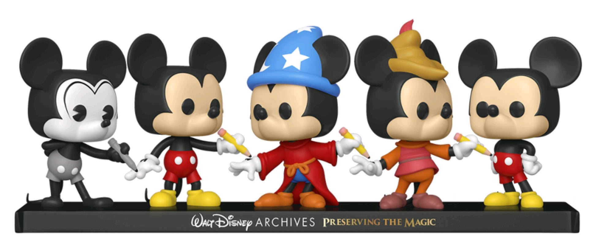 Mickey Mouse - Mickey Mouse US Exclusive Pop! Vinyl 5-Pack - Ozzie Collectables