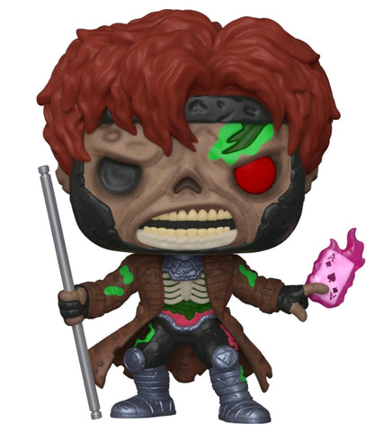 Marvel Zombies - Gambit Glow US Exclusive Pop! Vinyl 