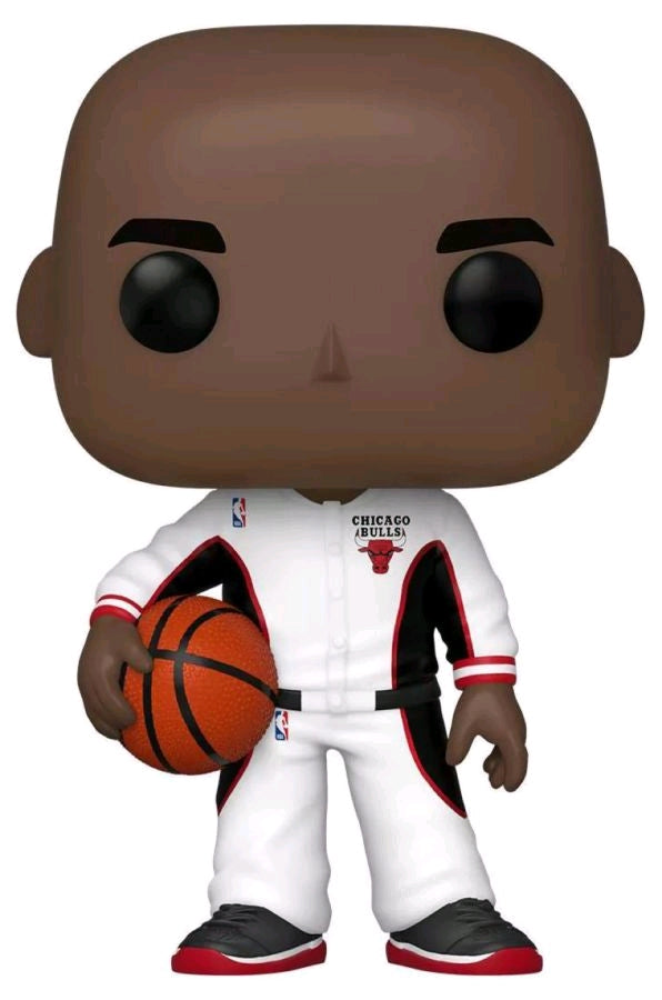 NBA - Michael Jordan (Bulls White Warmup) US Exclusive Pop! Vinyl