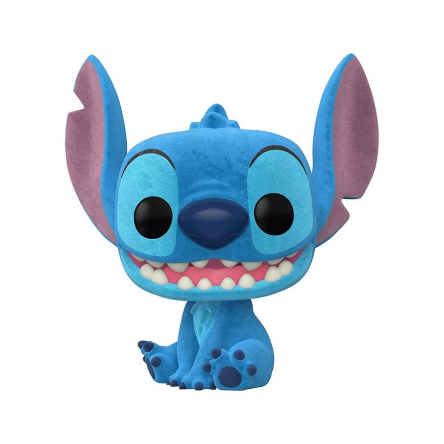 Lilo & Stitch - Stitch Seated Flocked US Exclusive Pop! Vinyl