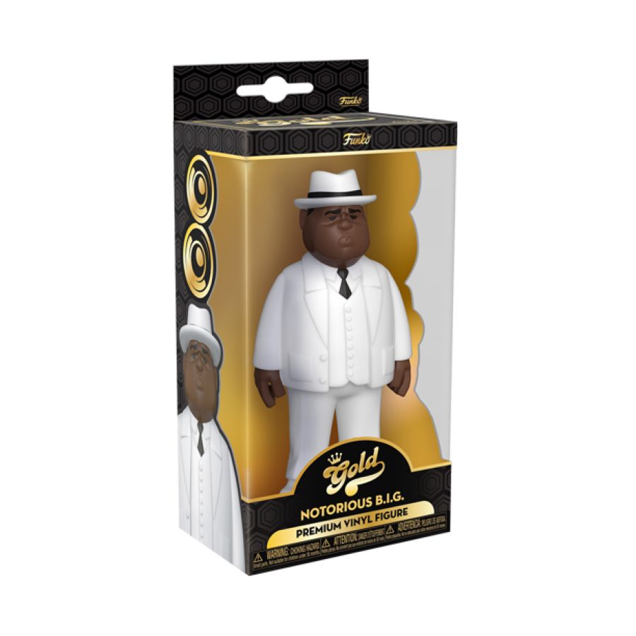 Notorious BIG - Biggie White Suit 5" Vinyl Gold