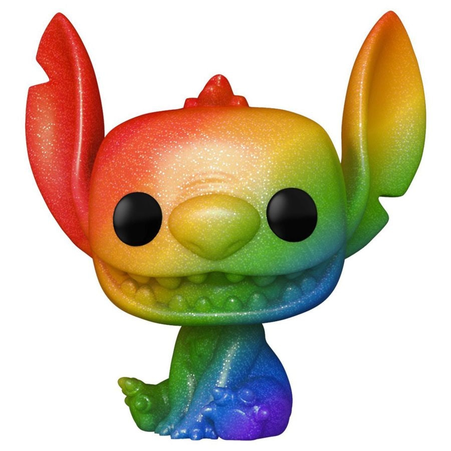 Lilo & Stitch - Stitch Rainbow Pride Diamond Glitter US Exclusive Pop! Vinyl