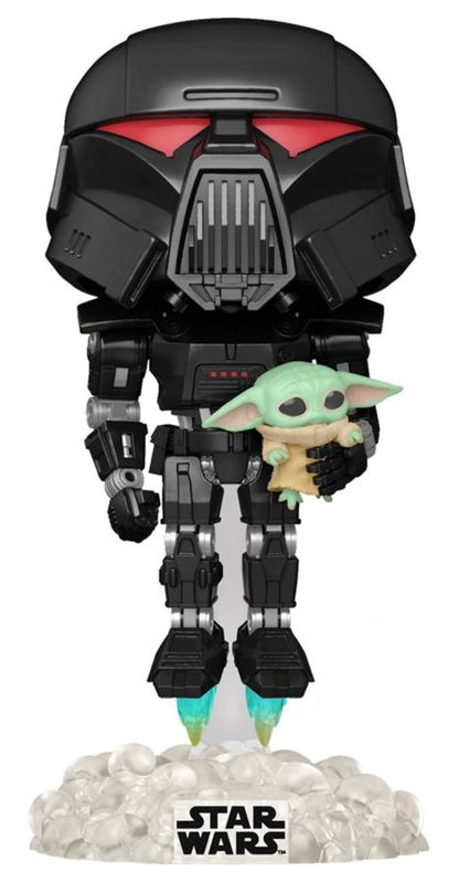 Star Wars: The Mandalorian - Darktrooper & Child Glow US Exclusive Pop! Vinyl 