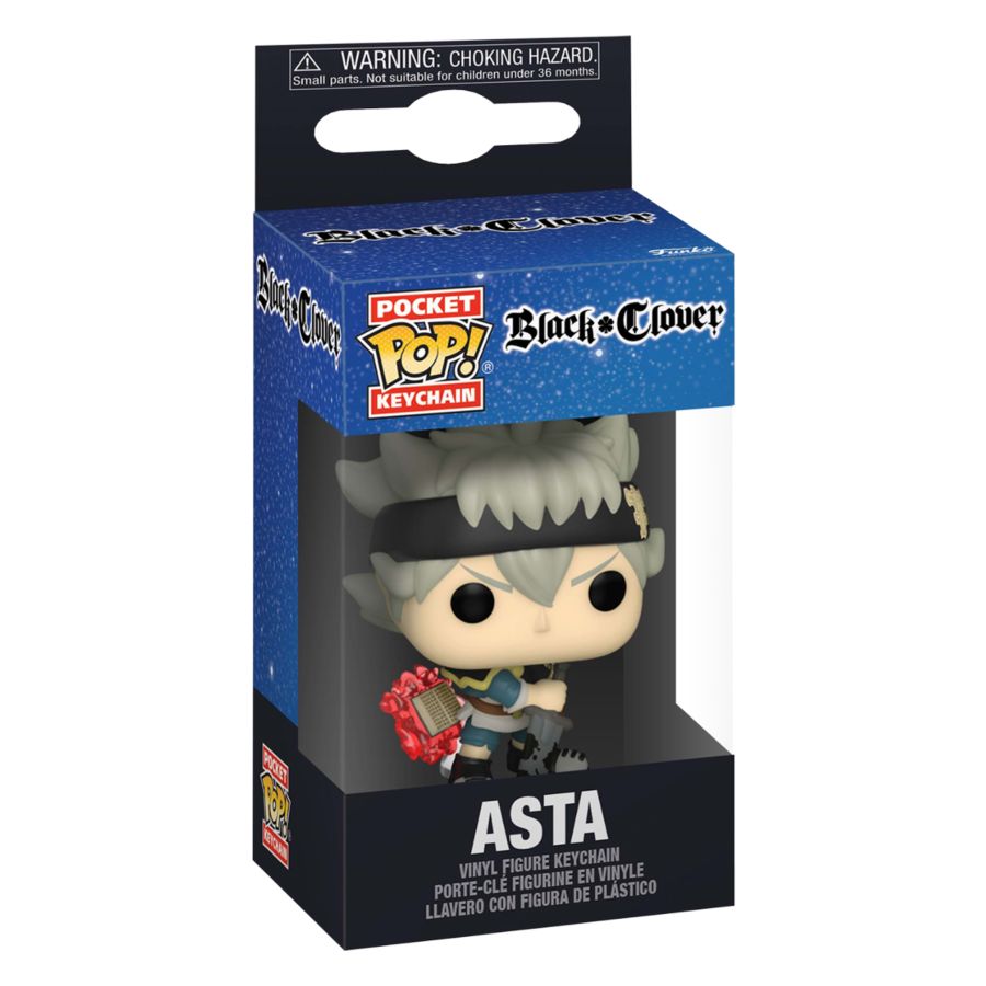 Black Clover - Asta Pocket Pop! Keychain