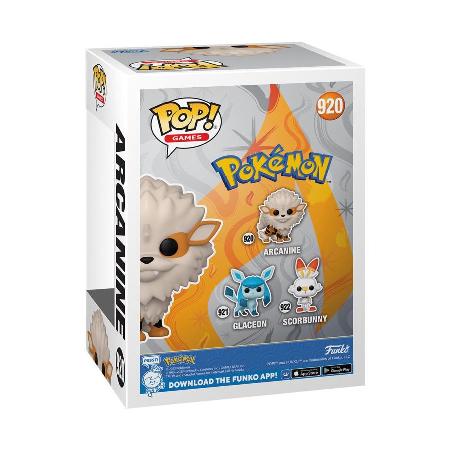 Pokemon - Arcanine Pop! Vinyl