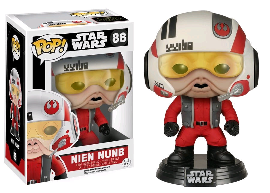 Star Wars - Nien Nunb with Helmet Episode VII The Force Awakens US Exclusive Pop! Vinyl - Ozzie Collectables