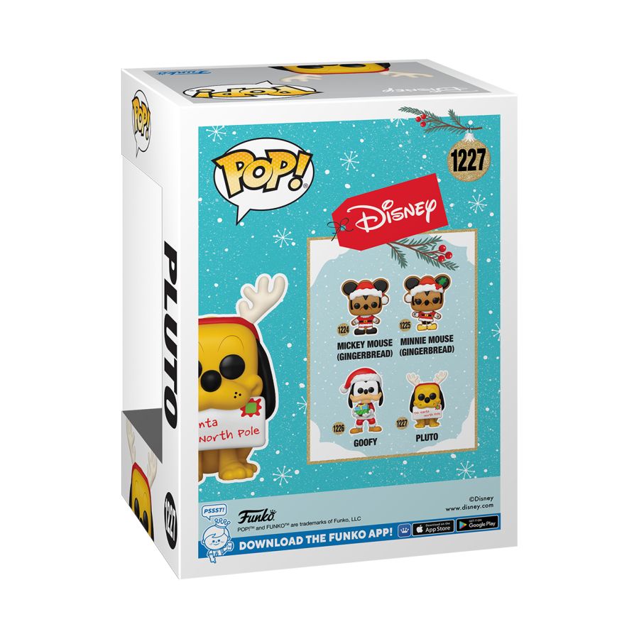 Disney - Pluto Holiday US Exclusive Flocked Pop! Vinyl