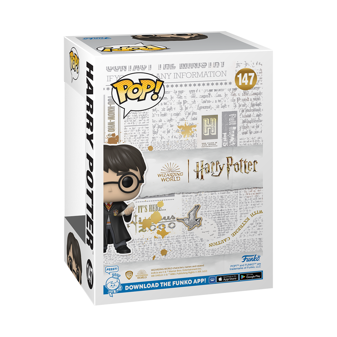 Harry Potter - Harry Potter with Gryffindor Sword and Basilisk Fang NYCC 2022 Fall Convention Exclusive Pop! Vinyl