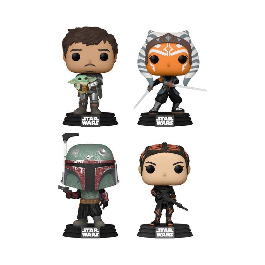 Star Wars: The Mandalorian - Pop! US Exclusive 4-Pack