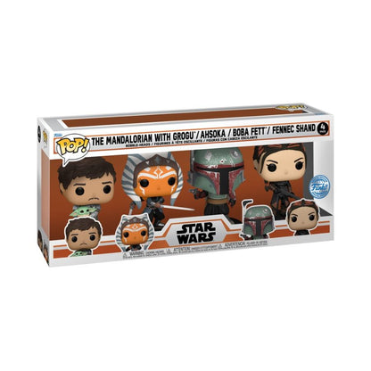 Star Wars: The Mandalorian - Pop! US Exclusive 4-Pack