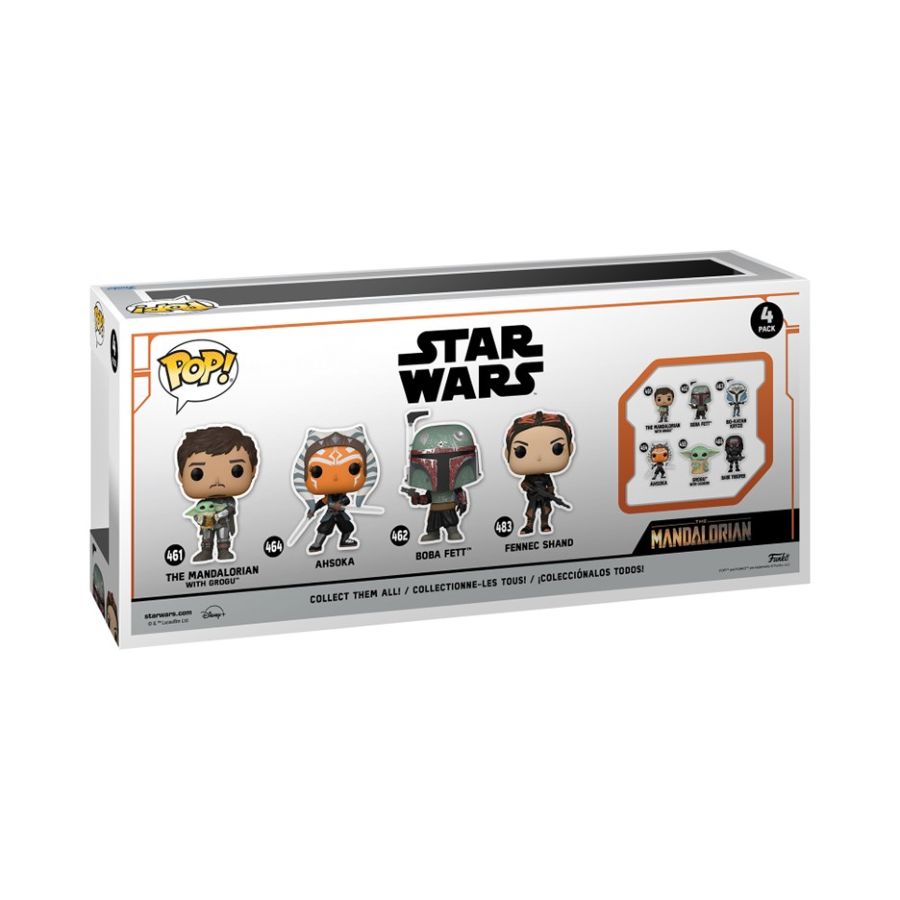 Star Wars: The Mandalorian - Pop! US Exclusive 4-Pack