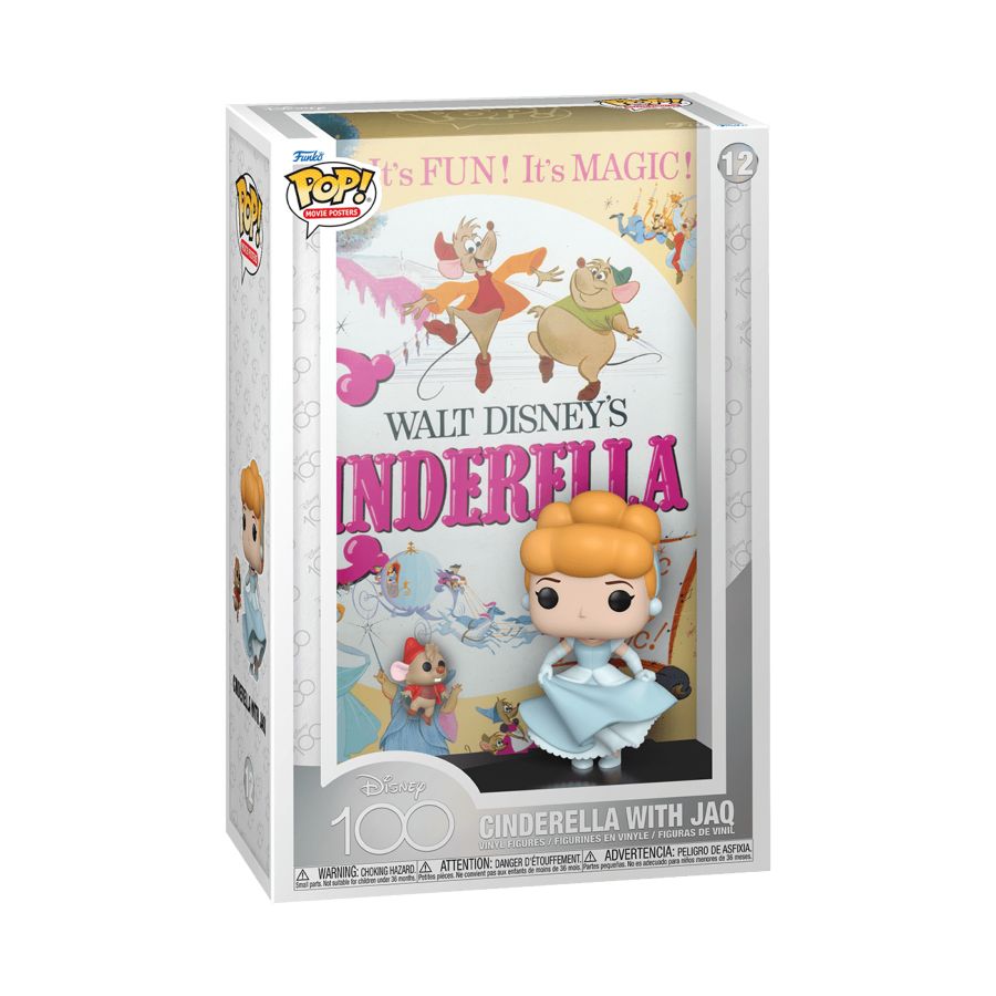 Disney 100th - Cinderella with Jaw Pop! Poster