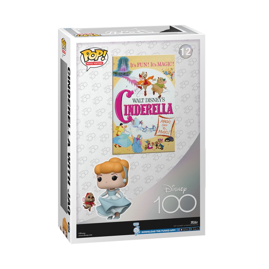 Disney 100th - Cinderella with Jaw Pop! Poster