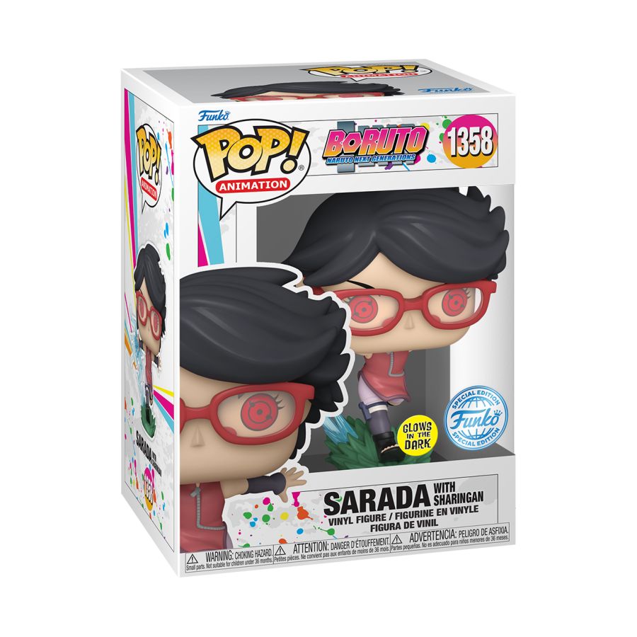 Boruto - Sarada with Sharingan Glow US Exclusive Pop! Vinyl