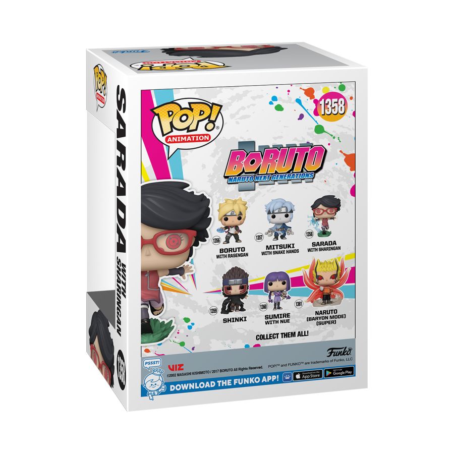 Boruto - Sarada with Sharingan Glow US Exclusive Pop! Vinyl