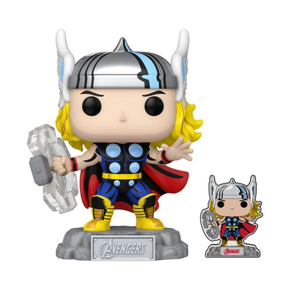 Marvel Comics - Thor Avengers 60th US Exclusive Pop! Vinyl with Pin