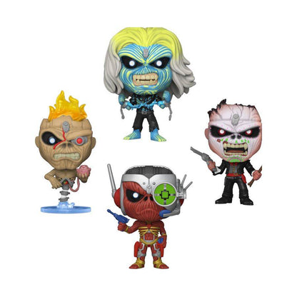 Iron Maiden - Eddie US Exclusive Glow Pop! Vinyl 4-Pack