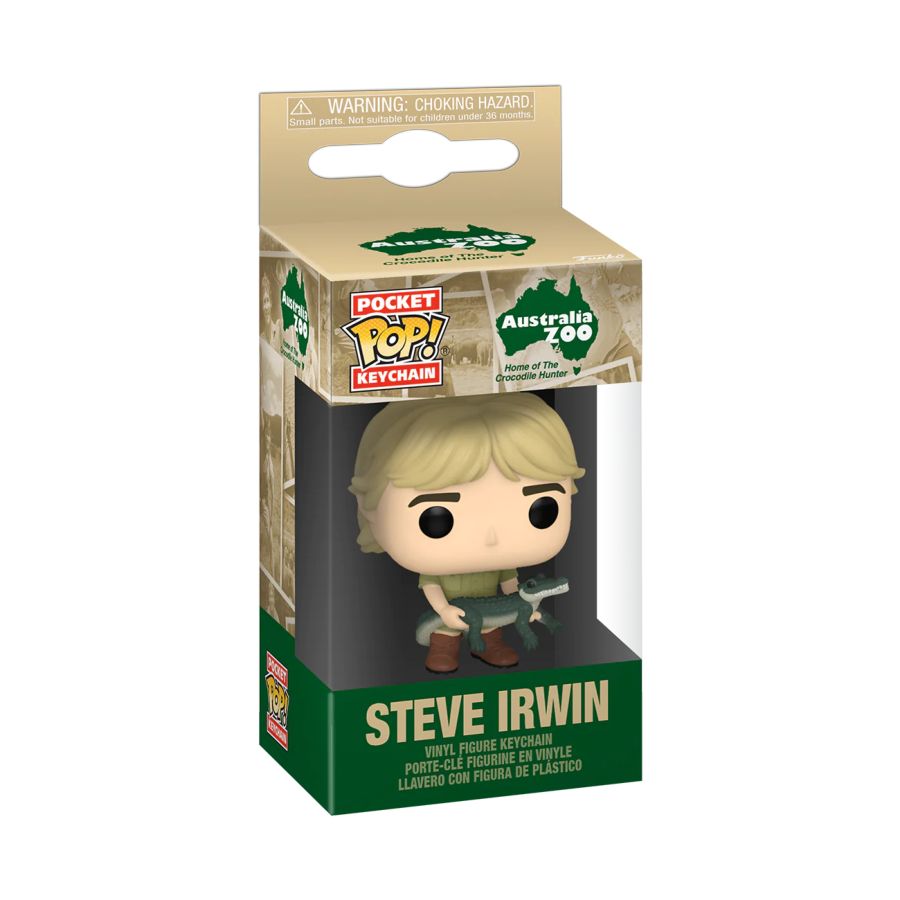 Crocodile Hunter - Steve Irwin Pop! Keychain