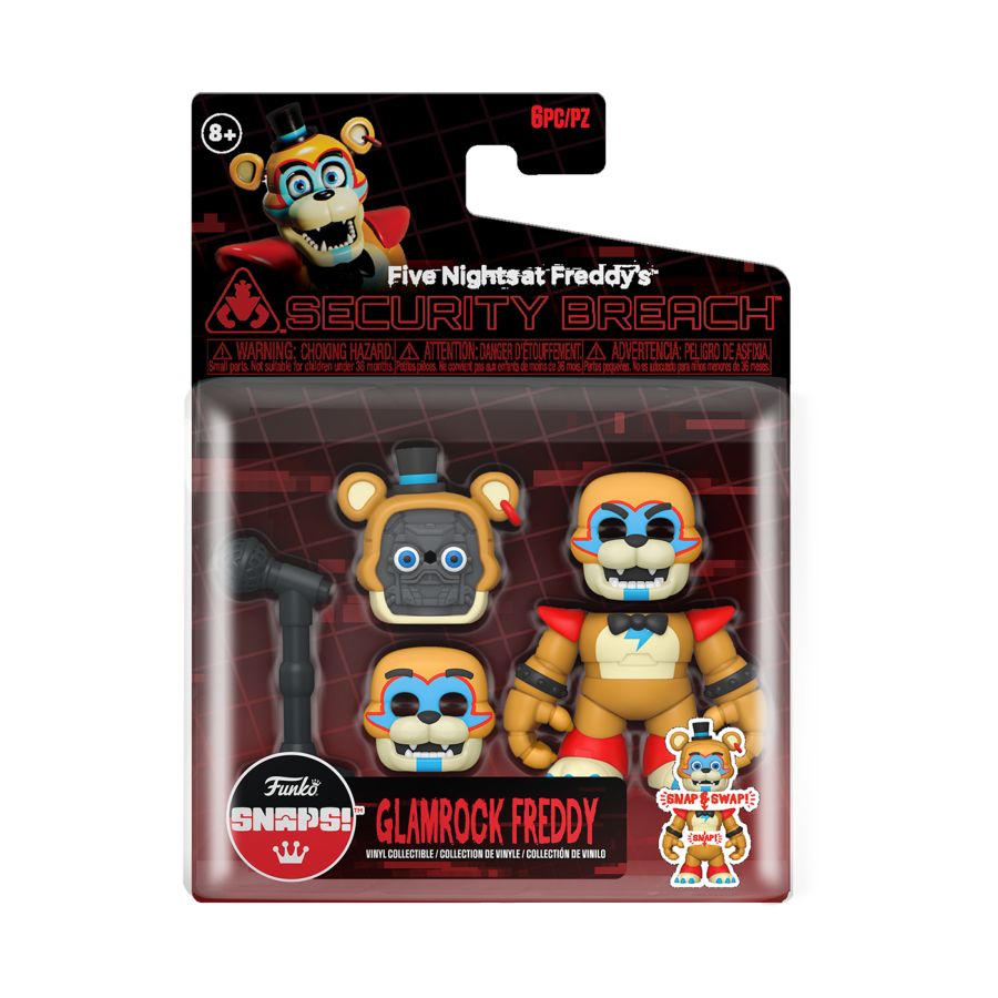 Five Nights at Freddy's: Security Breach - Glamrock Freddy Snap Figure