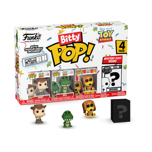 Toy Story - Woody Bitty Pop! 4-Pack