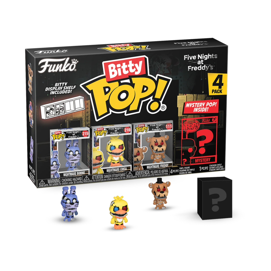 Five Nights at Freddy's - Nightmare Bonnie Bitty Pop! 4-Pack