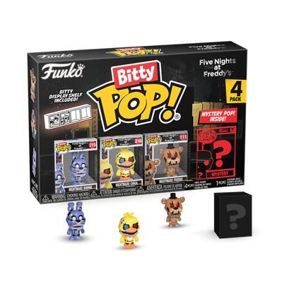 Five Nights at Freddy's - Nightmare Bonnie Bitty Pop! 4-Pack