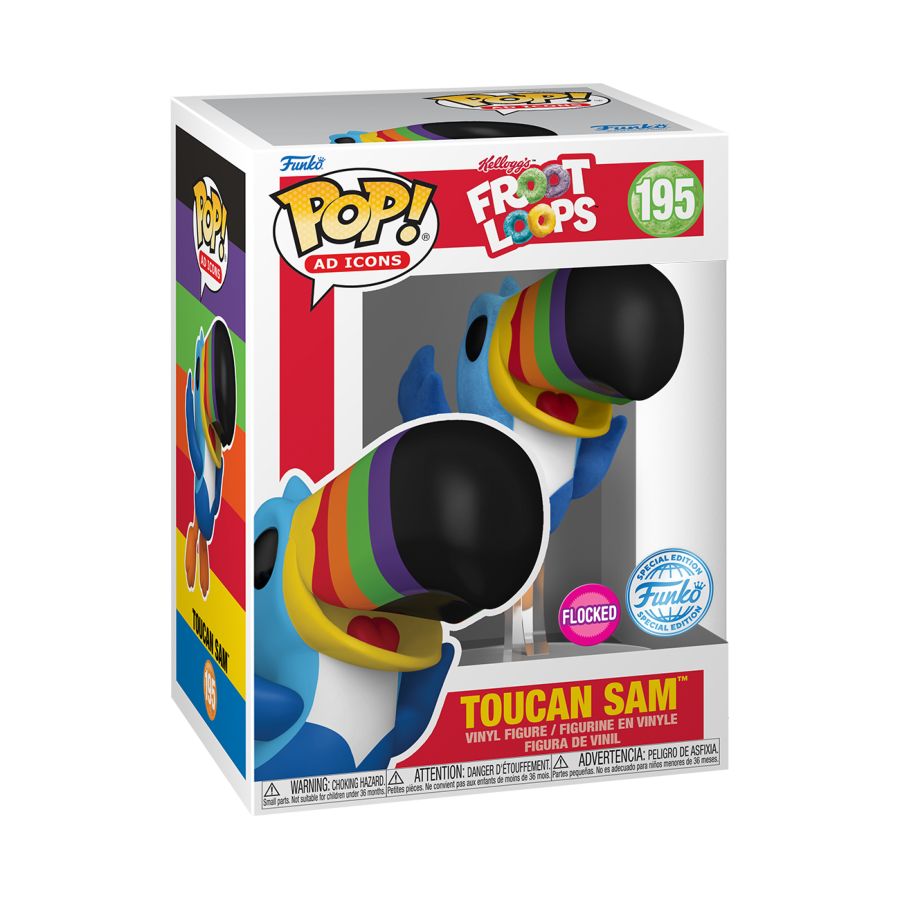 Kelloggs - Toucan Sam (Flying) US Exclusive Flocked Pop! Vinyl