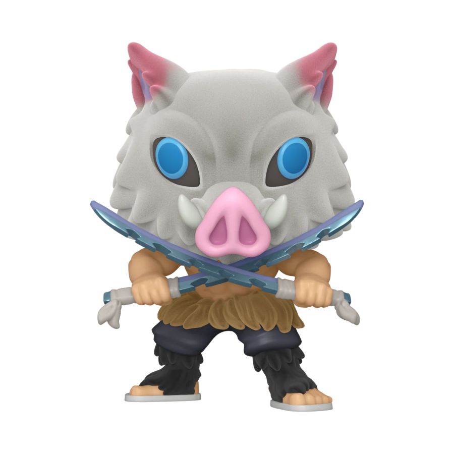 Demon Slayer - Inosuke Hashibira US Exclusive Flocked Pop! Vinyl