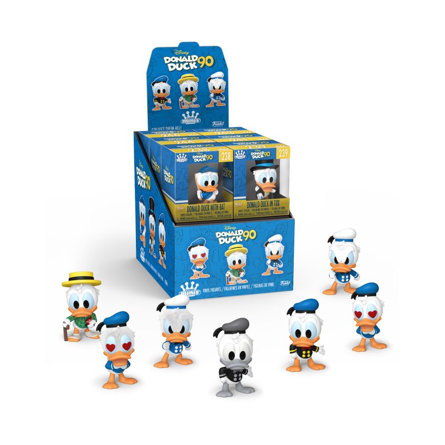 Disney - Donald Duck 90th US Exclusive Mini Vinyl Figure (Display of 12)