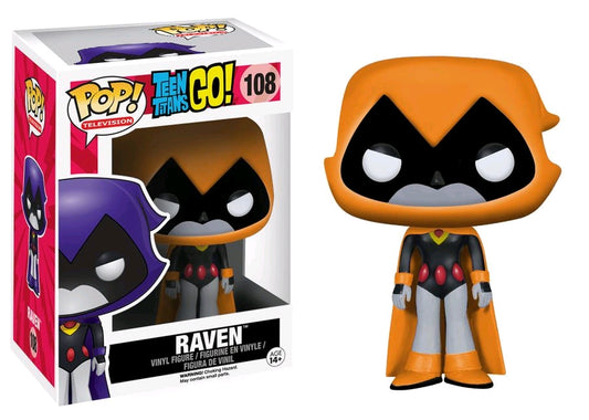 Teen Titans Go! - Raven (Orange) US Exclusive Pop! Vinyl - Ozzie Collectables