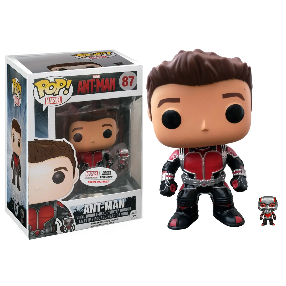 Ant-Man  - Ant-Man (Unmasked) Marvel Collector Corps Pop! Vinyl #87