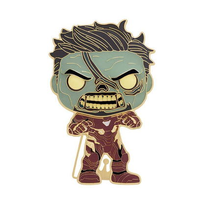 What If - Zombie Iron Man 4" Pop! Enamel Pin