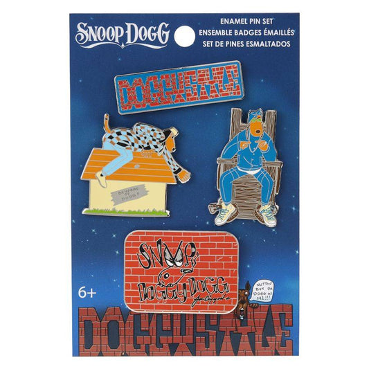 Snoop Dogg - Dog House Enamel Pin 4-Pack