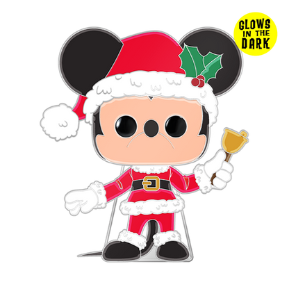 Disney - Mickey Mouse Holiday Glow Enamel Pop! Pin